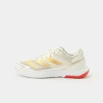 Кроссовки женские Adidas (Адидас) Defiant Speed 2 (белый/золотой/красный)