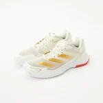 Кроссовки женские Adidas (Адидас) Defiant Speed 2 (белый/золотой/красный) - 3